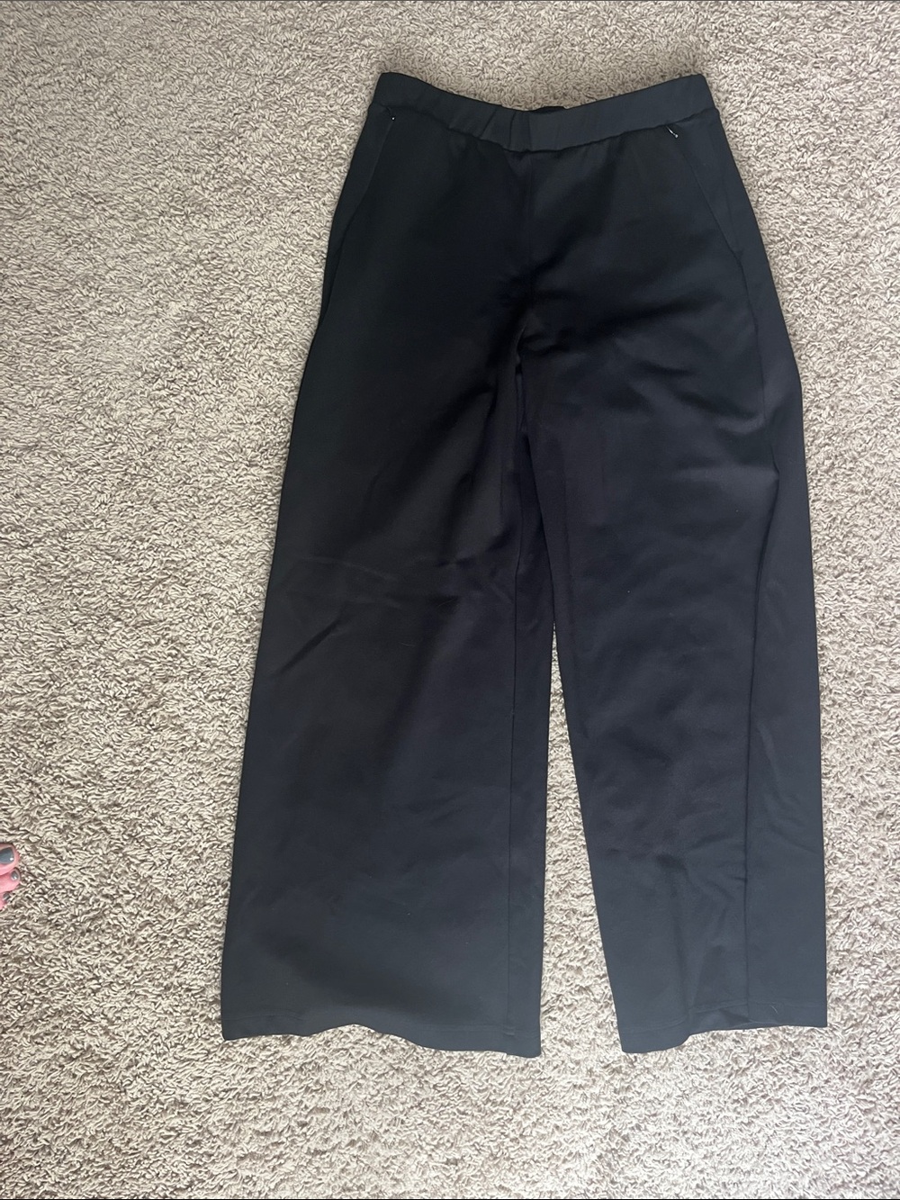 Universal Standard Black Wide-Leg Trousers